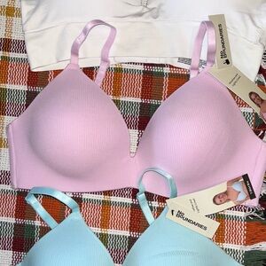 No Boundaries Pink Seamless Bra